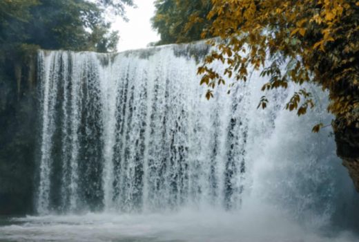 Wabalamba, Air Terjun Terindah di Balik Tambang Aspal Buton - GenPI.co SULTRA