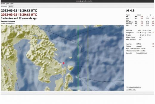 Gempa Bumi Guncang Kendari Sultra, Warga Panik Berhamburan - GenPI.co SULTRA