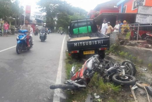 Kecelakaan Beruntun Pikap vs Motor di Sultra, 1 Meninggal Dunia - GenPI.co SULTRA