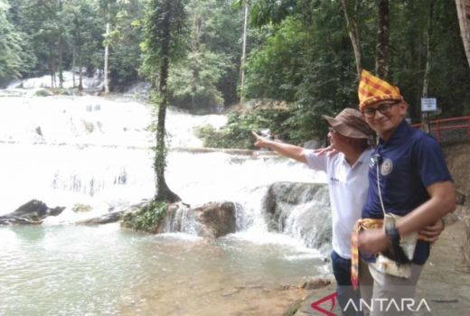 Berkat Sandiaga Uno, Jaringan Internet di Wisata Air Terjun Moramo Jadi Kencang - GenPI.co SULTRA
