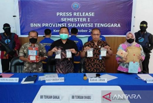 BNN Sultra Sita 2,1 Kilogram Ganja, Waduh - GenPI.co SULTRA