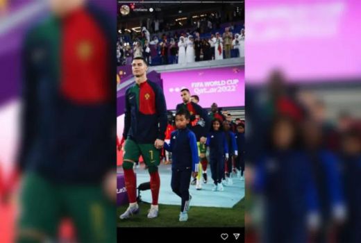 Bocah Indonesia Jadi Pendamping Cristiano Ronaldo di Piala Dunia 2022, Wow - GenPI.co SULTRA