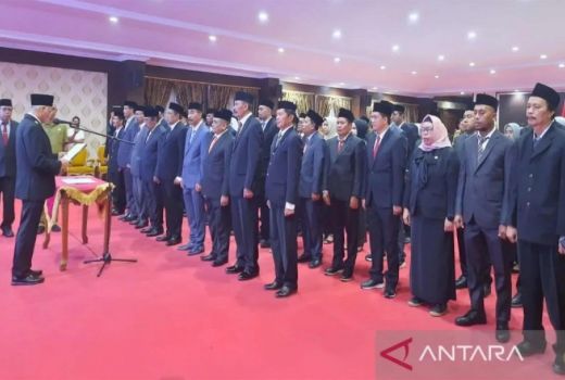 9 Pejabat Baru Eselon 2 Dilantik, Asrun Lio: Perlu Penyempurnaan - GenPI.co SULTRA