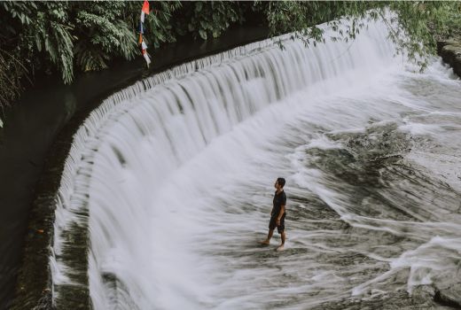 Air Terjun Tangga Manik, Sejuknya Air Terjun Buatan di Kota Lahat - GenPI.co SUMSEL