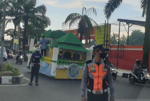 Meriahnya Pawai Kendaraan Hias Jelang Ramadhan di Kota Palembang - GenPI.co SUMSEL