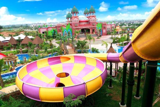 Amazi Waterpark, Taman Rekreasi Air di Palembang Bernuansa Afrika - GenPI.co SUMSEL