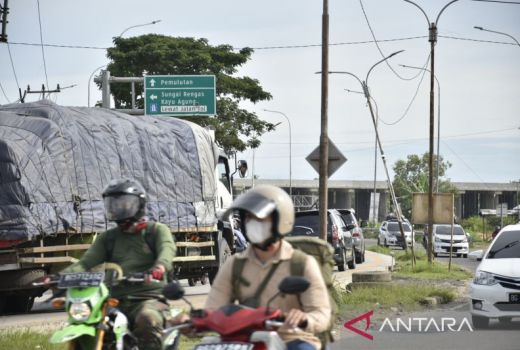 H+5 Lebaran, Pemudik Bermotor Ramaikan Arus Balik ke Palembang - GenPI.co SUMSEL