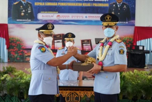 Lapas Merah Mata Palembang Resmi Dipimpin Yulius Syahruzah - GenPI.co SUMSEL