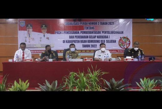 Setda OKU Selatan Minta ASN Sosialisasikan Bahaya Narkoba - GenPI.co SUMSEL