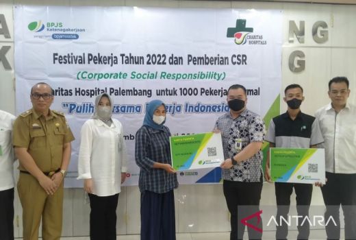 1.000 Pekerja Sektor Informal di Palembang Dapat Jaminan BPJS TK - GenPI.co SUMSEL
