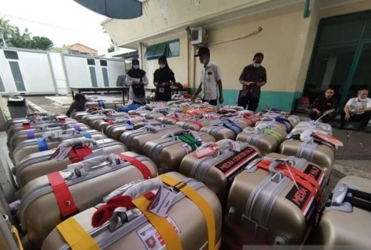 146 Koper Milik Jamaah Calon Haji Tiba di Kantor Kemenag OKU - GenPI.co SUMSEL
