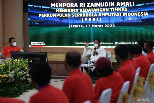Menpora Disebut Berkomitmen Bantu Timnas Sepak Bola Amputasi - GenPI.co SUMSEL