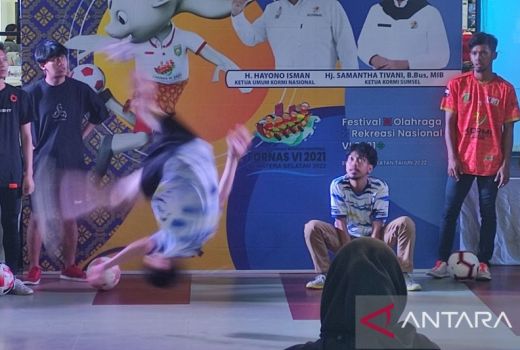 16 Atlet Freestyle Football Bersaing Ketat di Fornas Sumsel - GenPI.co SUMSEL