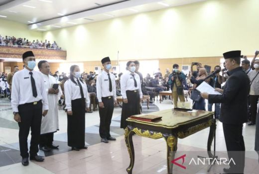Usai Menunggu Setahun, Ratusan CPNS dan P3K Pemkab OKU Dilantik - GenPI.co SUMSEL