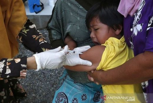 35 Persen Anak di Palembang Sudah Imunisasi Campak Rubella - GenPI.co SUMSEL