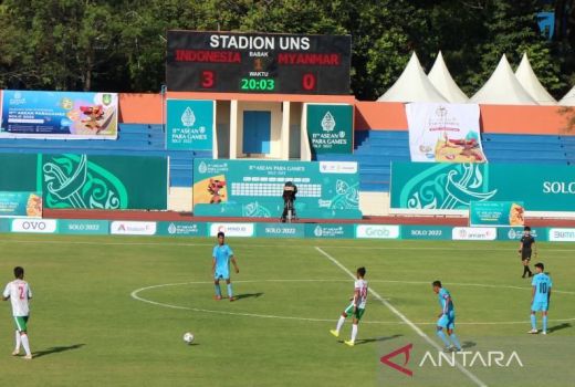 Sepak Bola CP ASEAN Para Games 2022: Indonesia Bantai Myanmar 5-1 - GenPI.co SUMSEL