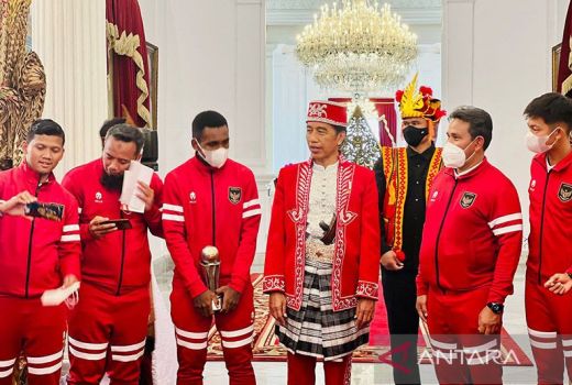 Bertemu Timnas U-16, Presiden Jokowi Ucapkan Janji Ini - GenPI.co SUMSEL