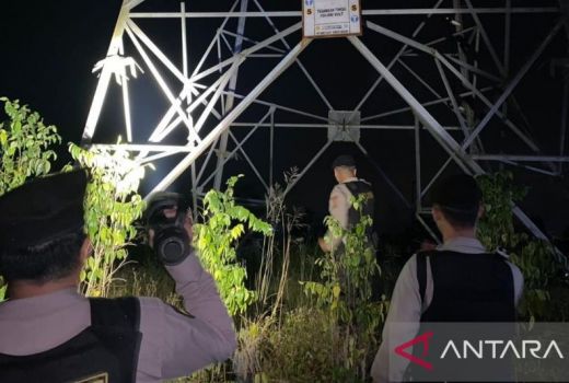 Sempat Dirusak, Ratusan Tower SUTT di Muara Enim Dijaga Polisi - GenPI.co SUMSEL