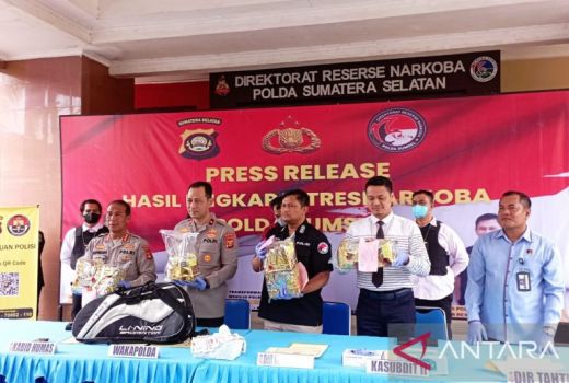 Polisi Ungkap Peredaran Narkoba Jaringan Internasional di Palembang - GenPI.co SUMSEL