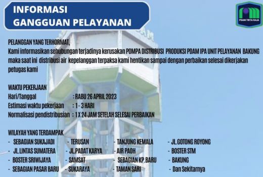 Banjir Landa OKU, Suplai Air Bersih PDAM Tirta Raja Terganggu - GenPI.co SUMSEL