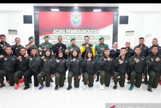 11 Prajurit Kodam Sriwijaya Ikut Kejurnas Pencak Silat Piala Kasad 2023 - GenPI.co SUMSEL