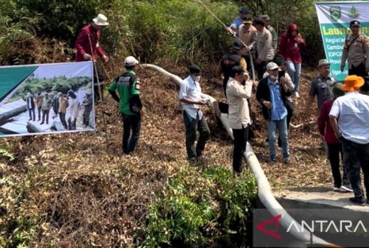 Cegah Kebakaran Lahan Gambut di Sumsel, BRGM Gelar Operasi Pembasahan - GenPI.co SUMSEL
