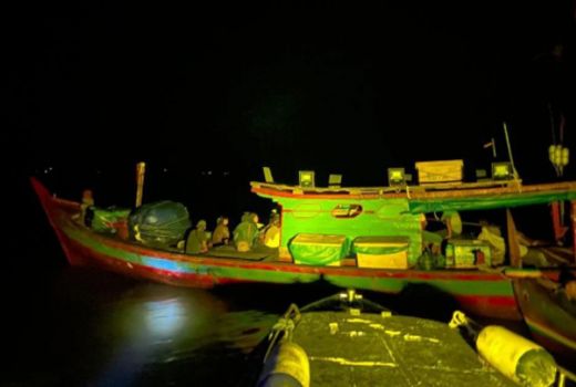 Subuh-subuh TNI AL Tanjung Balai Amankan Puluhan Orang, Kenapa? - GenPI.co SUMUT