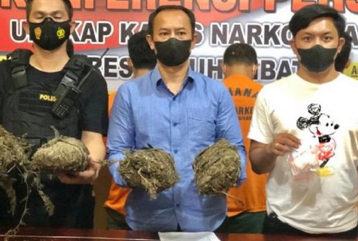 Polisi Labuhanbatu Tangkap Penyelundup 3 Kg Ganja - GenPI.co SUMUT