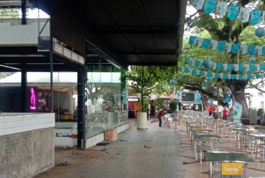Pedagang di Merdeka Walk Mulai Angkut Barang - GenPI.co SUMUT
