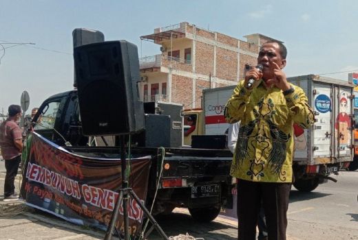 Legislator Ini Gelar Aksi Tunggal Depan Polda Sumut - GenPI.co SUMUT