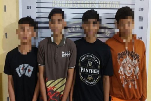 Polisi Tangkap 4 Anggota Geng Motor di Medan - GenPI.co SUMUT