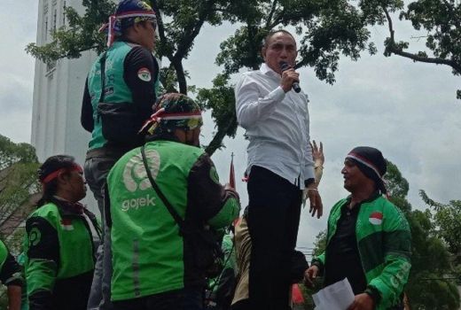 Ojol Demo, Edy Rahmayadi Bilang Bubar Orang Tak Makan Nanti - GenPI.co SUMUT