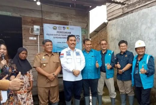 5.600 Warga Sumut Terima Sambungan Listrik Gratis - GenPI.co SUMUT