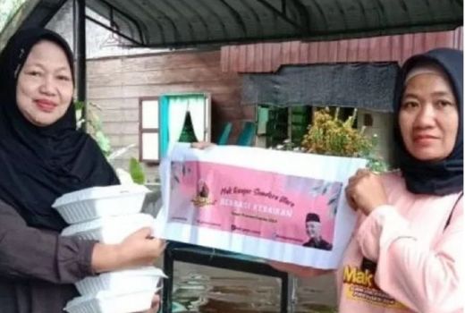 Sukarelawan Mak Ganjar Bantu Korban Banjir Langkat - GenPI.co SUMUT