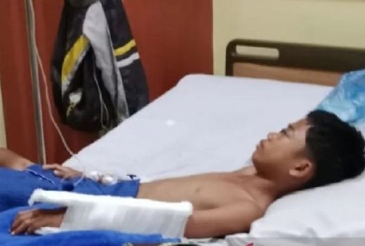 Dibacok, Tangan Kiri Anak SMP di Medan Hampir Putus - GenPI.co SUMUT