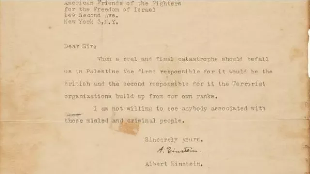 Ramalan Einstein Dahsyat! Isi Suratnya Sebut Keruntuhan Israel - GenPI.co