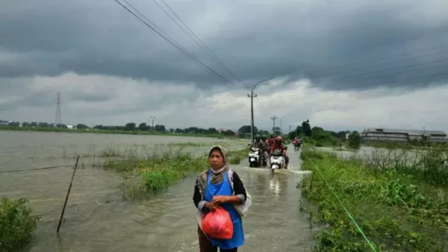 Mencekam, Jembatan Ambruk Diterjang Banjir Aceh Jaya Terisolasi - GenPI.co