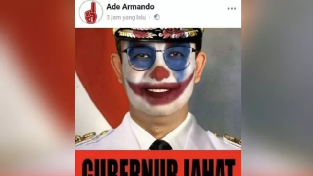 Bandingkan Jokowi Pakai Mahkota dan Anies Baswedan Wajah Joker - GenPI.co