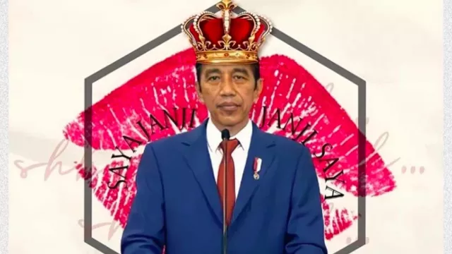 Soal Gambar Mahkota di Kepala Jokowi, BM UI Harus Waspada! - GenPI.co