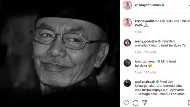 Inalillahi, Ayah Krisdayanti dan Yuni Shara Meninggal Dunia - GenPI.co