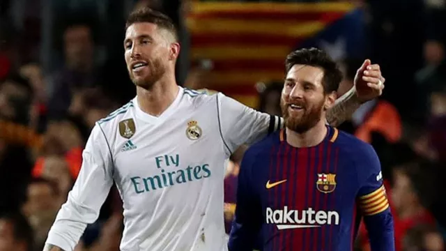 Senyum Merekah, Begini Interaksi Ramos dan Messi di PSG - GenPI.co