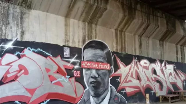 Tak Ada Argumen, Mural Jokowi 404: Not Found Dinilai Dangkal - GenPI.co