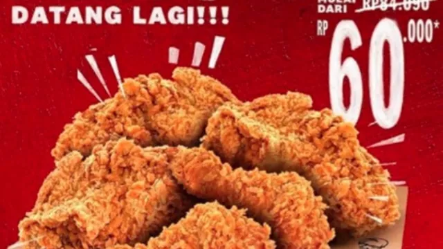 Dahsyat! KFC Hadirkan Promo Gila, Rp 60 Ribu Dapat 5 Potong Ayam - GenPI.co