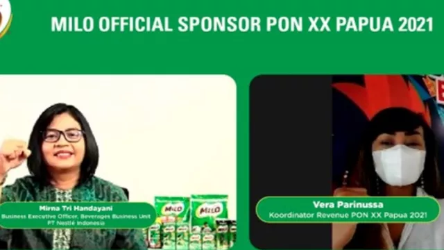 Milo Sponsor PON XX Papua 2021, Mirna: Komitmen Nestle - GenPI.co