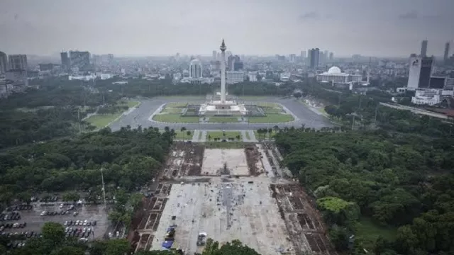 191 Pohon di Monas Habis Ditebang, Formula E Jakarta Malah Gagal - GenPI.co