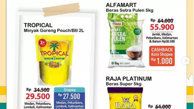 Promo Alfamart JSM Harga Beras dan Minyak Murah Banget - GenPI.co