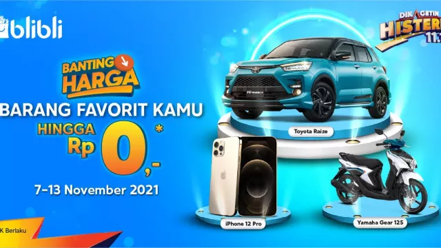 Promo 11.11, Blibli Banting Harga Toyota Raize Murah Banget - GenPI.co