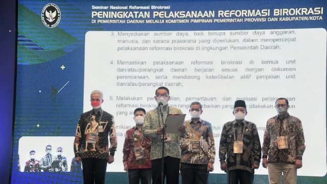 Gubernur se-Indonesia Nyatakan Komitmen Reformasi Birokrasi - GenPI.co