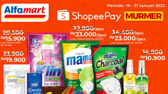 Promo Alfamart Hari Ini, Bayar Pakai ShopeePay Diskonnya Wow! - GenPI.co