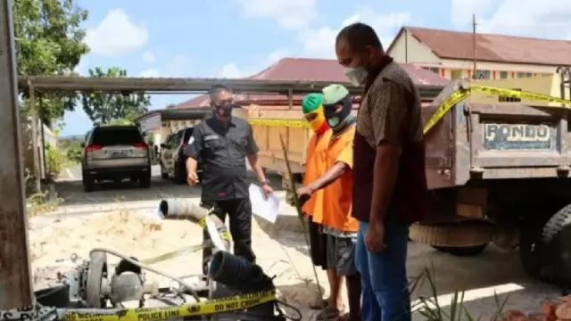 Polres Bintan Amankan Tersangka Tambang Pasir Ilegal - GenPI.co